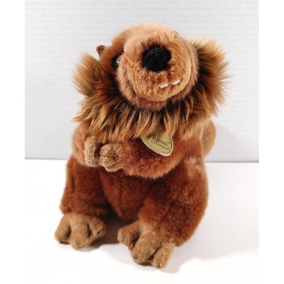 AURORA MIYONI Brown Beaver  Plush stuffed Animal 8" - Picture 2 of 5